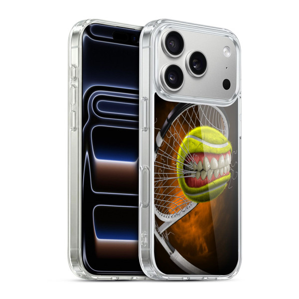 Tom Wood Monsters Tennis Soft Gel Case for Apple iPhone 17 Pro