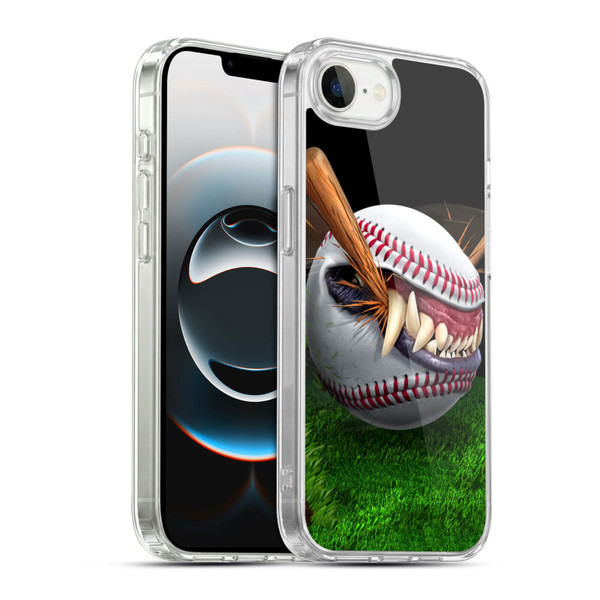 Tom Wood Monsters Baseball Soft Gel Case for Apple iPhone 16e / Apple iPhone 17e & MagSafe