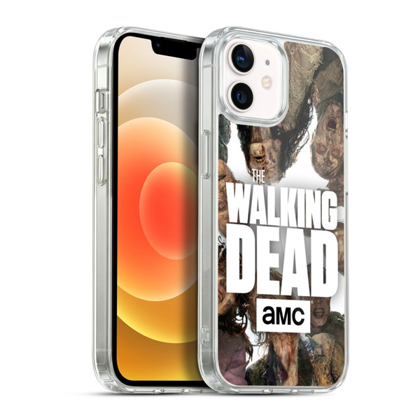 AMC The Walking Dead Logo Group Soft Gel Case for Apple iPhone 12 / iPhone 12 Pro & MagSafe