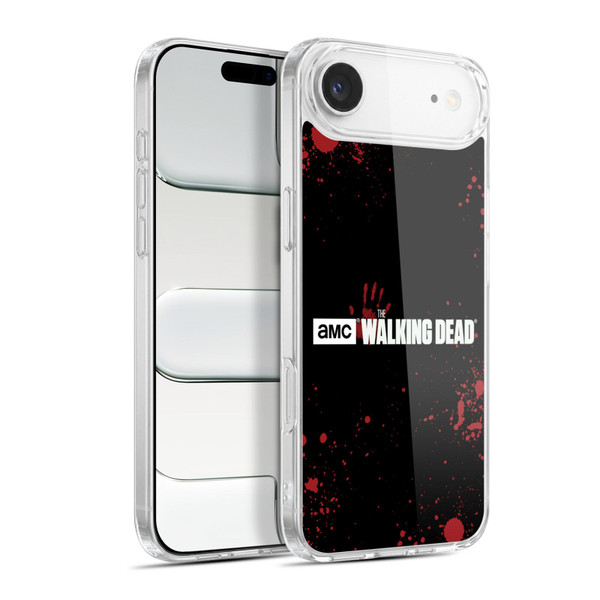 AMC The Walking Dead Logo Blood Black Soft Gel Case for Apple iPhone 17 Air