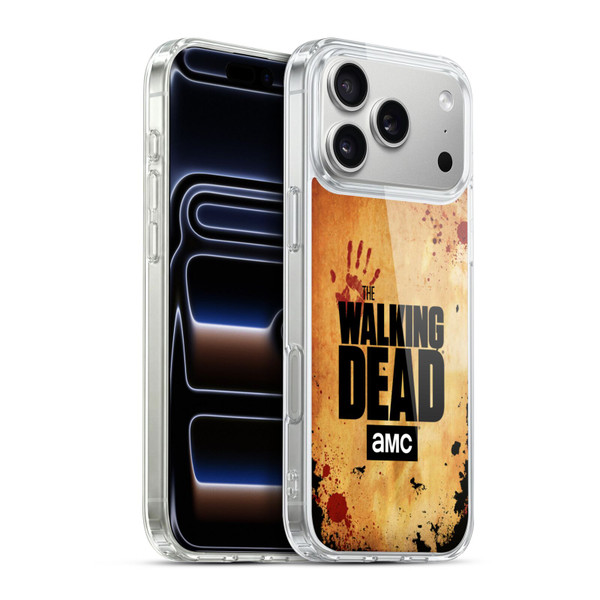 AMC The Walking Dead Logo Stacked Soft Gel Case for Apple iPhone 17 Pro Max