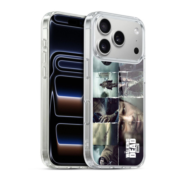 AMC The Walking Dead Logo Key Art Horizontal Soft Gel Case for Apple iPhone 17 Pro