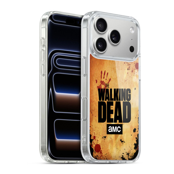AMC The Walking Dead Logo Stacked Soft Gel Case for Apple iPhone 17 Pro
