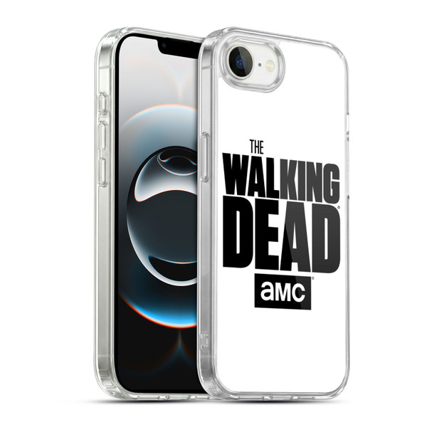 AMC The Walking Dead Logo White Soft Gel Case for Apple iPhone 16e / Apple iPhone 17e & MagSafe