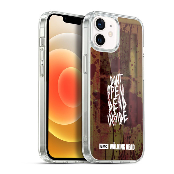AMC The Walking Dead Typography Do Not Open Soft Gel Case for Apple iPhone 12 / iPhone 12 Pro & MagSafe