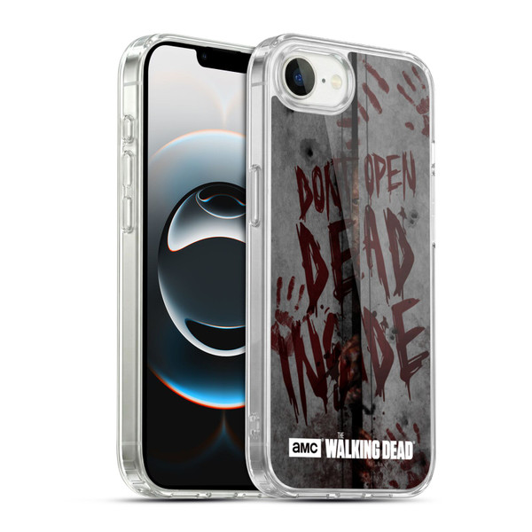 AMC The Walking Dead Typography Dead Inside Soft Gel Case for Apple iPhone 16e / Apple iPhone 17e & MagSafe