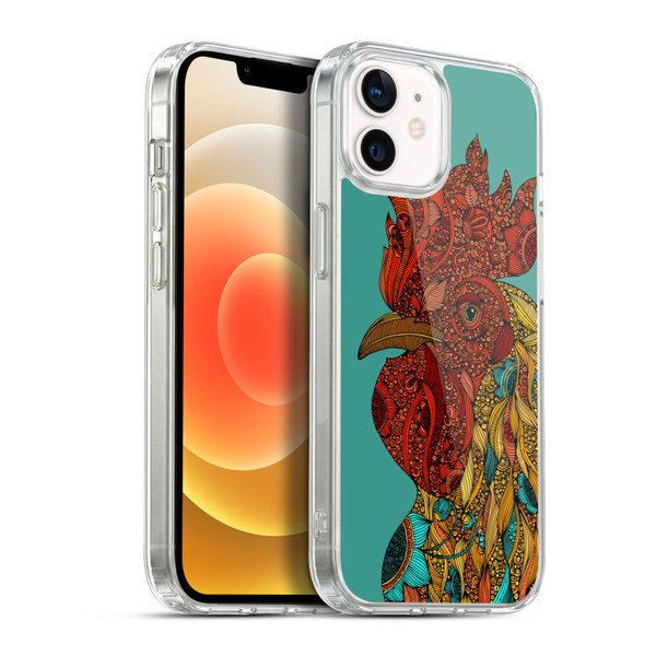 Valentina Birds Rooster Soft Gel Case for Apple iPhone 12 / iPhone 12 Pro & MagSafe