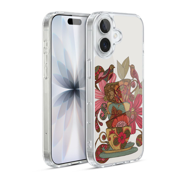 Valentina Birds Teacups Soft Gel Case for Apple iPhone 17