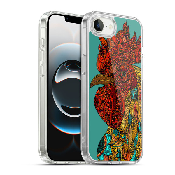 Valentina Birds Rooster Soft Gel Case for Apple iPhone 16e / Apple iPhone 17e & MagSafe