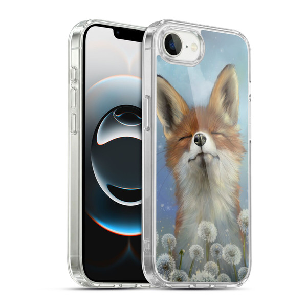 Ash Evans Animals Dandelion Fox Soft Gel Case for Apple iPhone 16e / Apple iPhone 17e & MagSafe