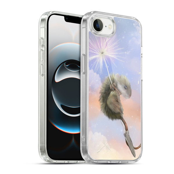 Ash Evans Animals Dandelion Mouse Soft Gel Case for Apple iPhone 16e / Apple iPhone 17e & MagSafe