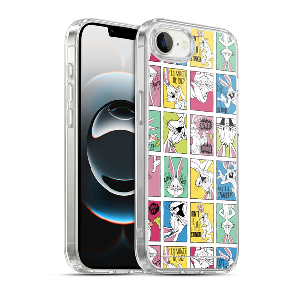 Looney Tunes Bugs Bunny Comics Soft Gel Case for Apple iPhone 16e / Apple iPhone 17e & MagSafe