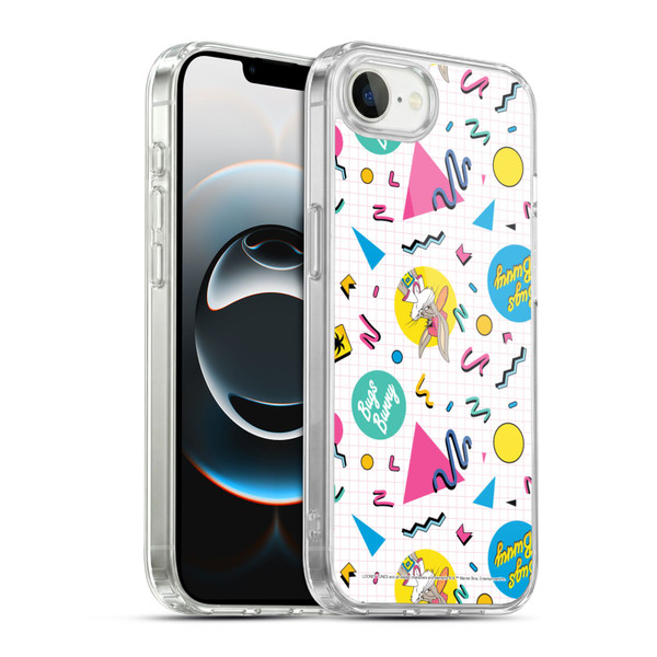 Looney Tunes Bugs Bunny Grid Soft Gel Case for Apple iPhone 16e / Apple iPhone 17e & MagSafe
