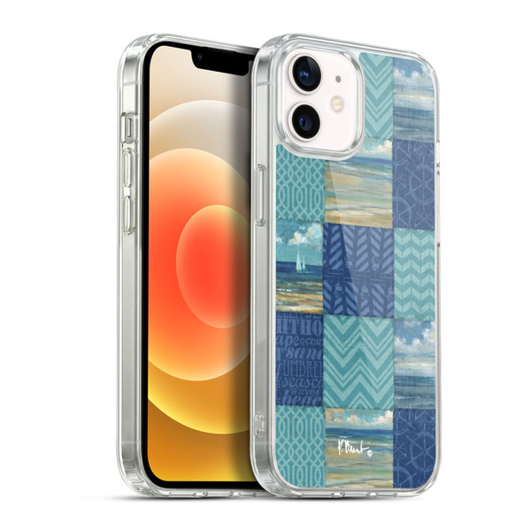 Paul Brent Coastal Beach Scape Patch Work Soft Gel Case for Apple iPhone 12 / iPhone 12 Pro & MagSafe