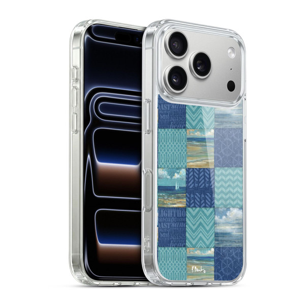 Paul Brent Coastal Beach Scape Patch Work Soft Gel Case for Apple iPhone 17 Pro