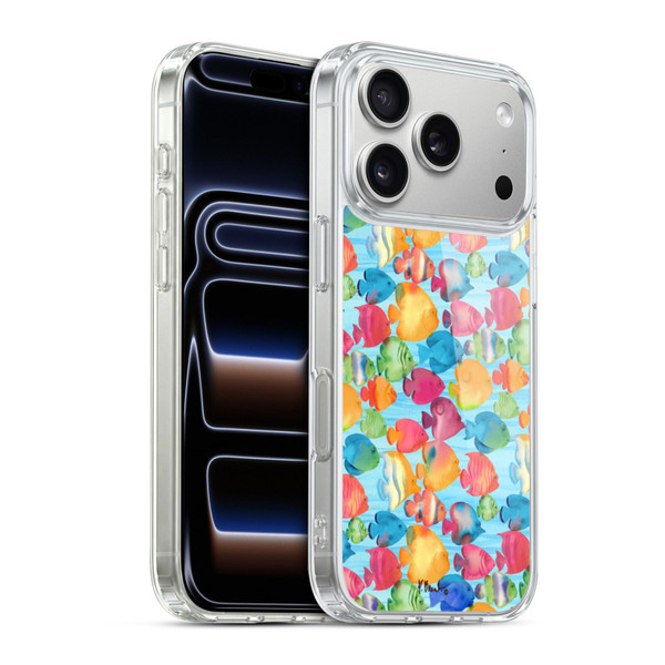Paul Brent Coastal Tropical Fish School Soft Gel Case for Apple iPhone 17 Pro
