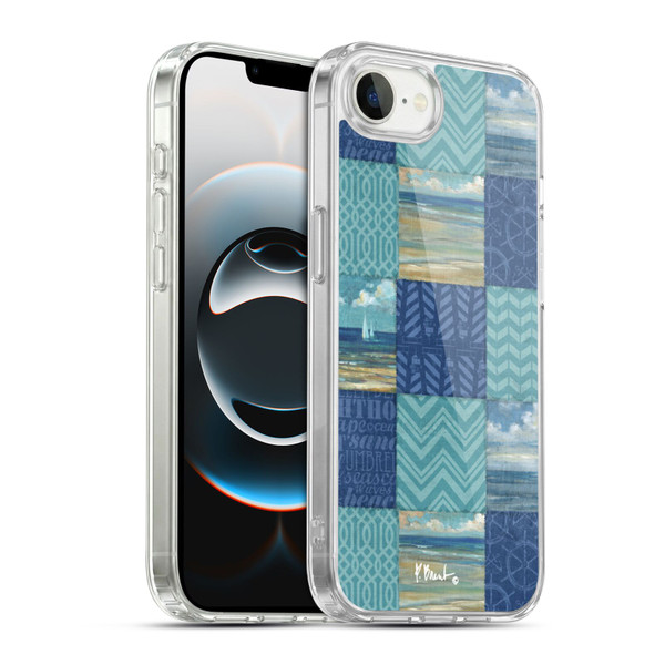 Paul Brent Coastal Beach Scape Patch Work Soft Gel Case for Apple iPhone 16e / Apple iPhone 17e & MagSafe