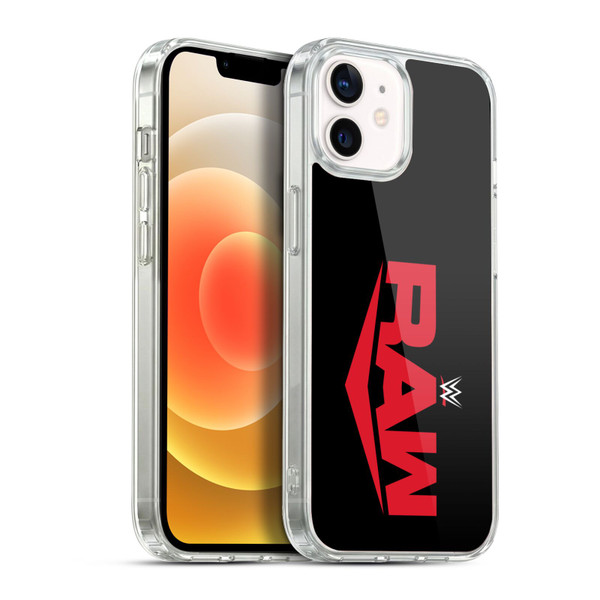 WWE TV Program Logo Raw Soft Gel Case for Apple iPhone 12 / iPhone 12 Pro & MagSafe