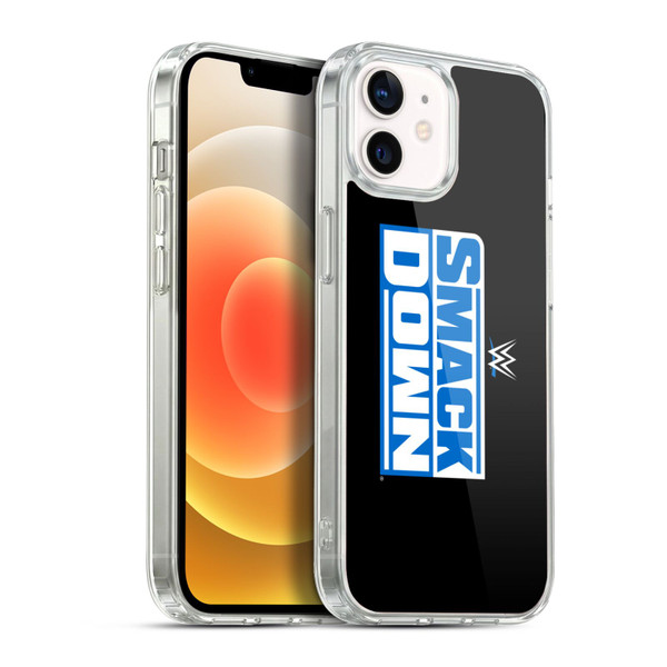 WWE TV Program Logo Smack Down Soft Gel Case for Apple iPhone 12 / iPhone 12 Pro & MagSafe