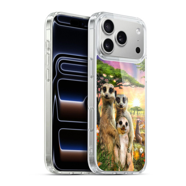 Aimee Stewart Animals Meerkats Soft Gel Case for Apple iPhone 17 Pro Max