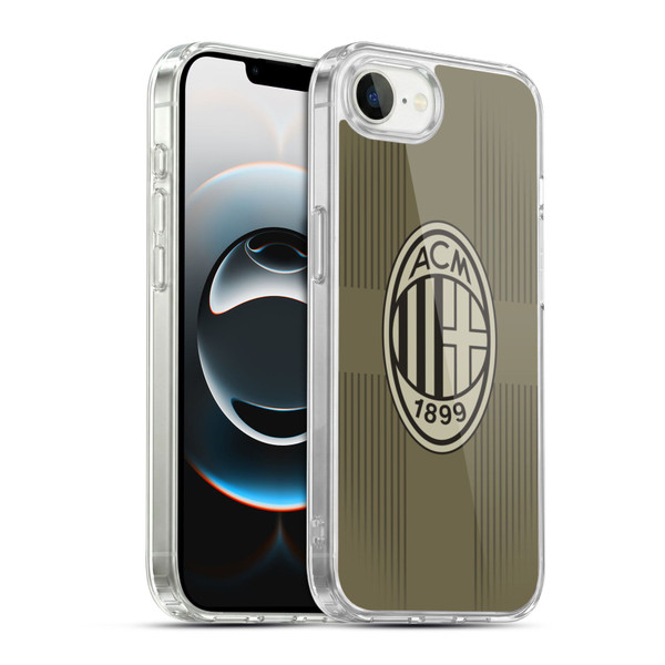 AC Milan 2022/23 Third Kit Soft Gel Case for Apple iPhone 16e / Apple iPhone 17e & MagSafe