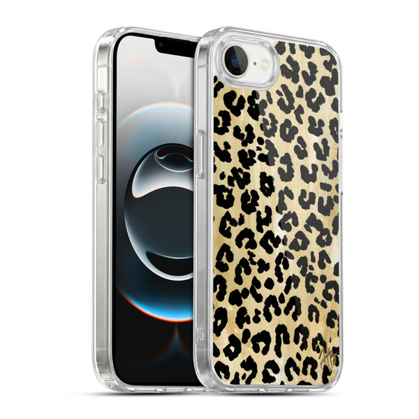 Haley Bush Pattern Painting Leopard Print Soft Gel Case for Apple iPhone 16e / Apple iPhone 17e & MagSafe