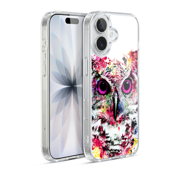 Riza Peker Animals Owl Soft Gel Case for Apple iPhone 17