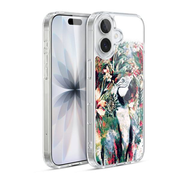 Riza Peker Animals Parrot Soft Gel Case for Apple iPhone 17