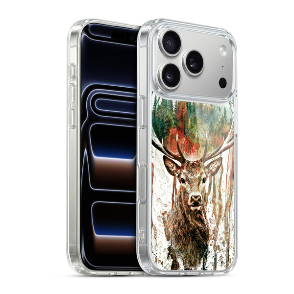 Riza Peker Animals Deer Soft Gel Case for Apple iPhone 17 Pro