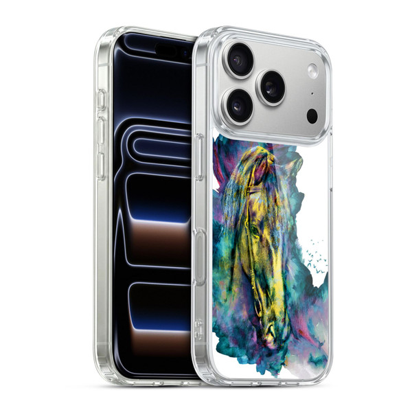 Riza Peker Animals Horse Soft Gel Case for Apple iPhone 17 Pro