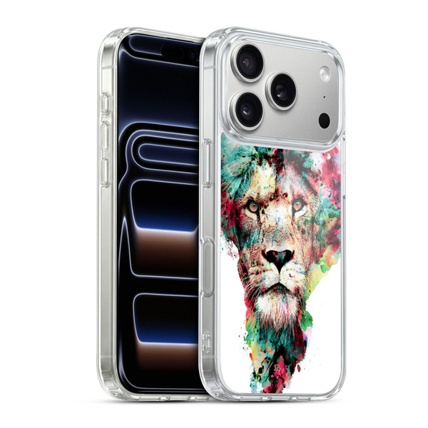 Riza Peker Animals The King Soft Gel Case for Apple iPhone 17 Pro