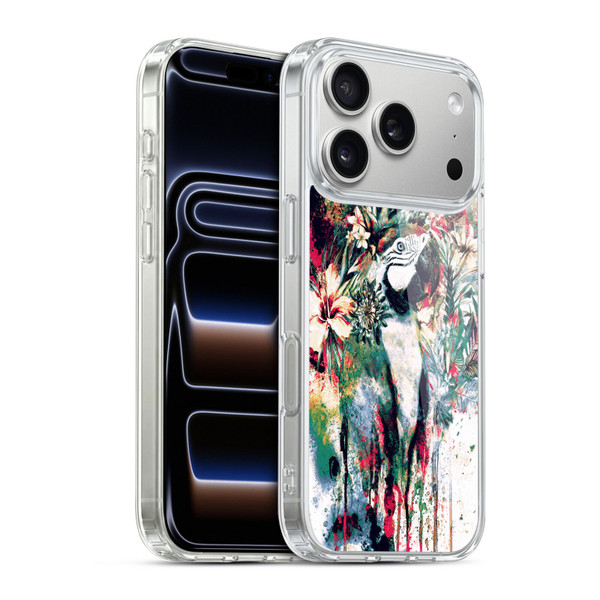 Riza Peker Animals Parrot Soft Gel Case for Apple iPhone 17 Pro