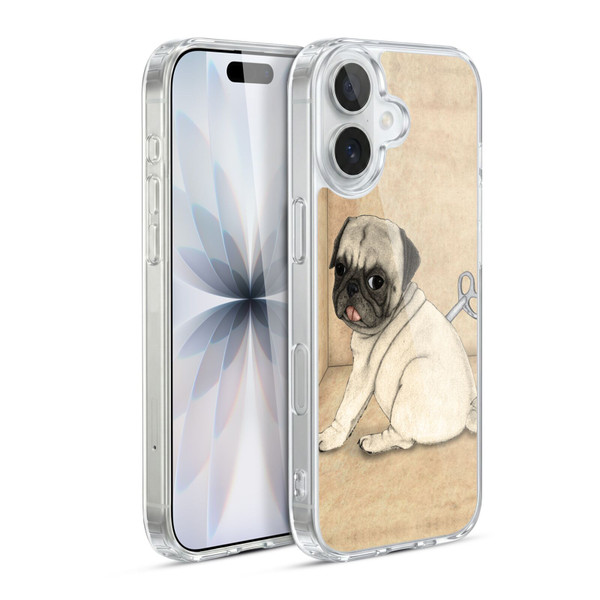 Barruf Dogs Pug Toy Soft Gel Case for Apple iPhone 17