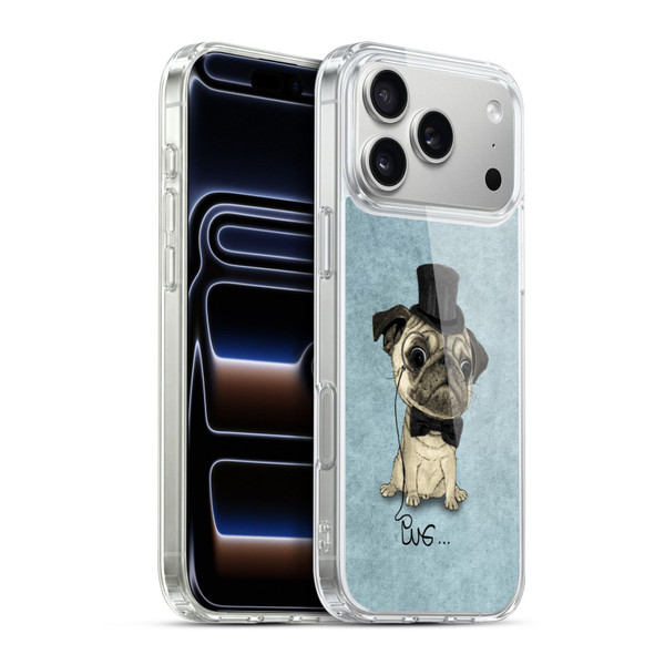 Barruf Dogs Gentle Pug Soft Gel Case for Apple iPhone 17 Pro Max