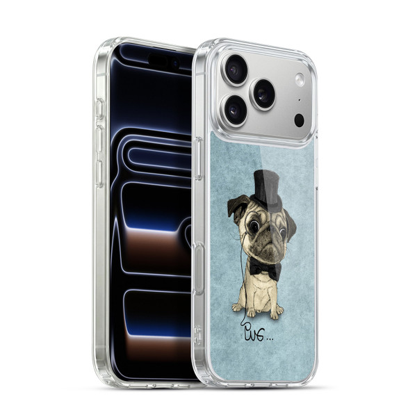 Barruf Dogs Gentle Pug Soft Gel Case for Apple iPhone 17 Pro Max