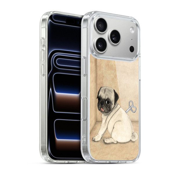 Barruf Dogs Pug Toy Soft Gel Case for Apple iPhone 17 Pro