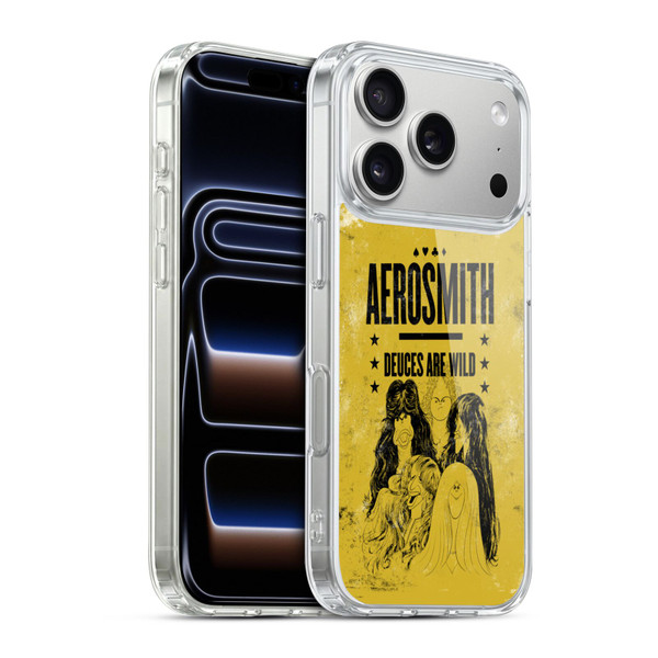 Aerosmith Classics Deuces Are Wild Soft Gel Case for Apple iPhone 17 Pro