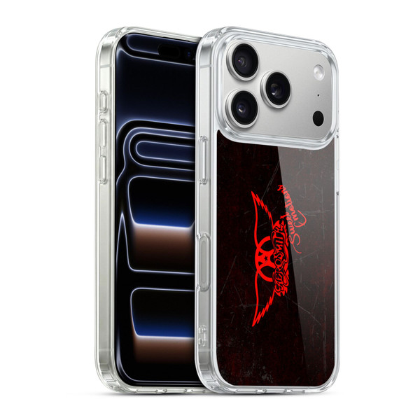 Aerosmith Classics Red Winged Sweet Emotions Soft Gel Case for Apple iPhone 17 Pro