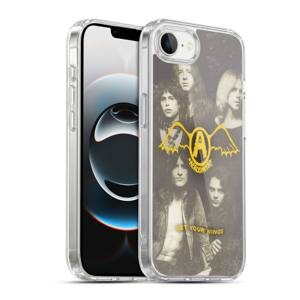 Aerosmith Classics Get Your Wings Soft Gel Case for Apple iPhone 16e / Apple iPhone 17e & MagSafe