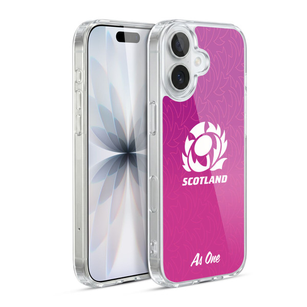 Scotland Rugby Graphics Gradient Pattern Soft Gel Case for Apple iPhone 17