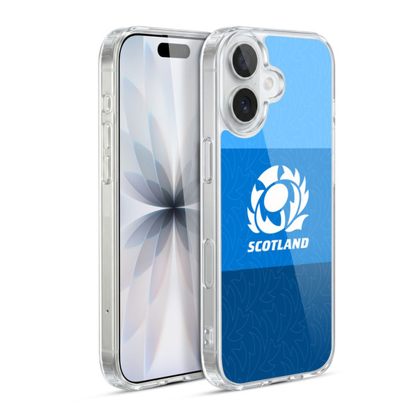 Scotland Rugby Graphics Stripes Pattern Soft Gel Case for Apple iPhone 17