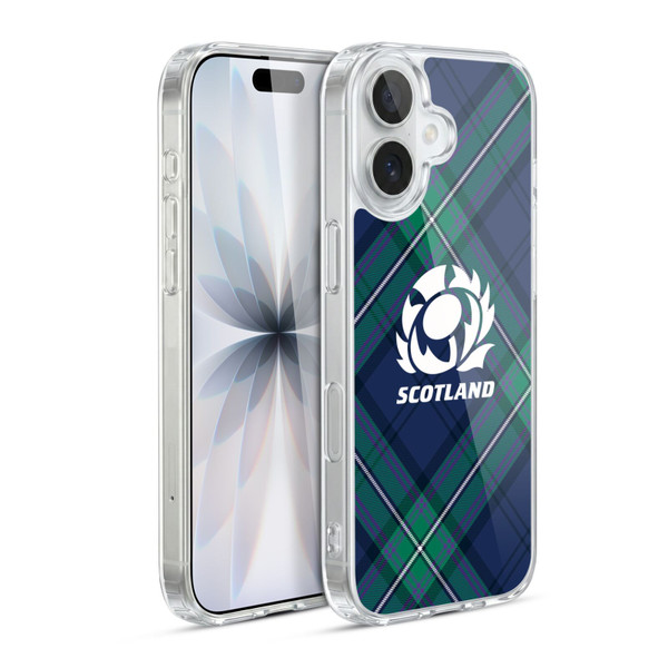 Scotland Rugby Graphics Tartan Oversized Soft Gel Case for Apple iPhone 17