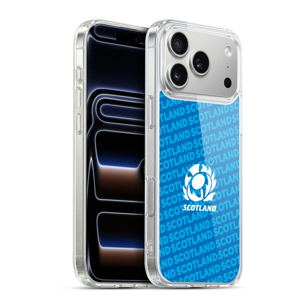 Scotland Rugby Graphics Logo Blue Soft Gel Case for Apple iPhone 17 Pro Max