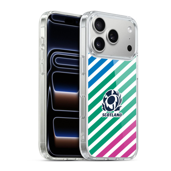 Scotland Rugby Graphics Lines Soft Gel Case for Apple iPhone 17 Pro