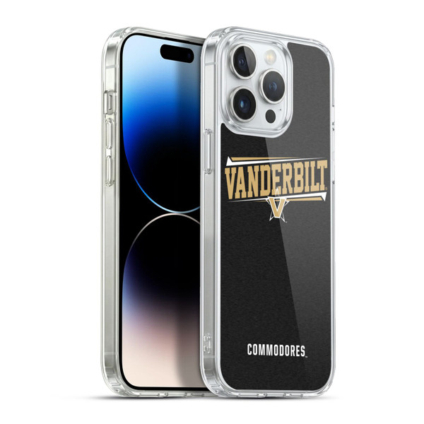 Vanderbilt University Vandy Vanderbilt University Double Bar Soft Gel Case for Apple iPhone 13 Pro Max & MagSafe