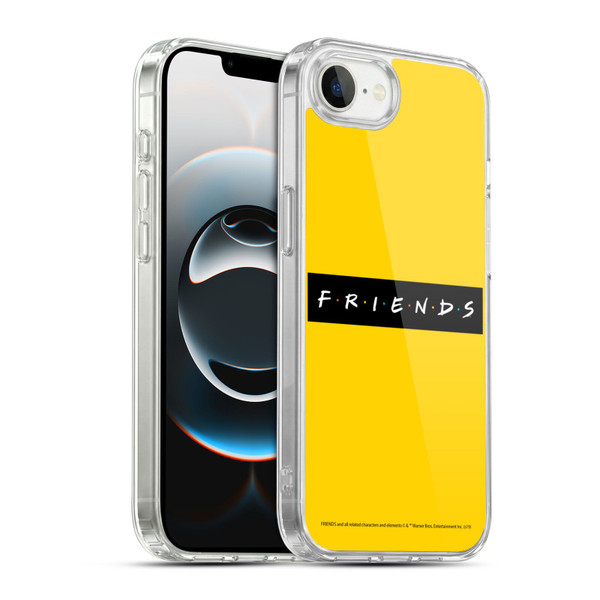 Friends TV Show Logos Pattern Soft Gel Case for Apple iPhone 16e / Apple iPhone 17e & MagSafe