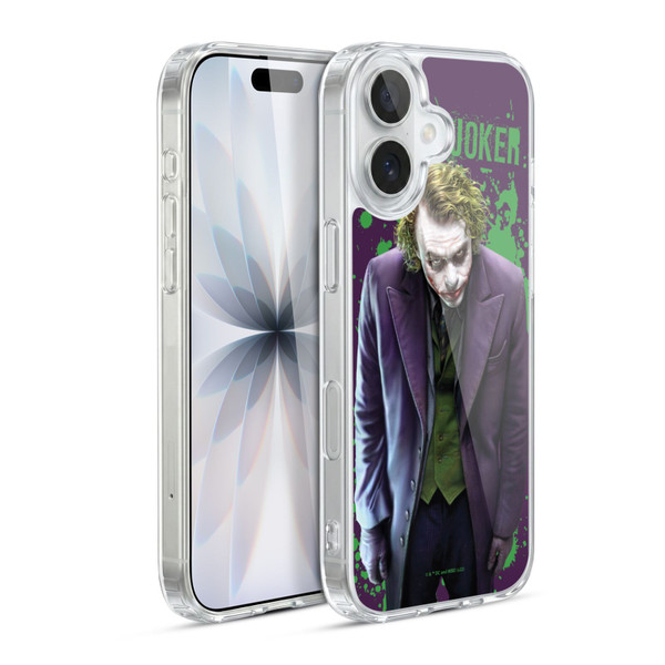 The Dark Knight Graphics Character Art Soft Gel Case for Apple iPhone 17