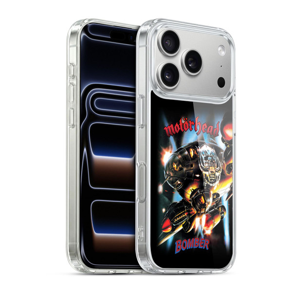 Motorhead Key Art Bomber Album Soft Gel Case for Apple iPhone 17 Pro