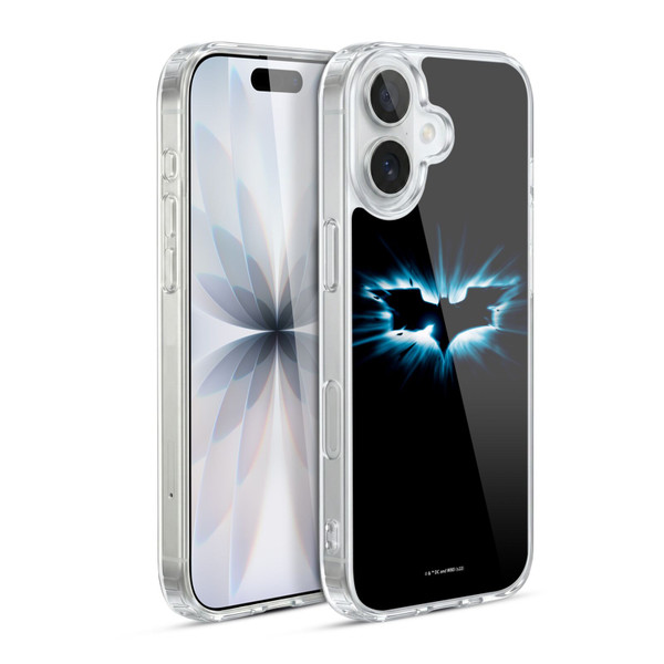 The Dark Knight Graphics Logo Black Soft Gel Case for Apple iPhone 17