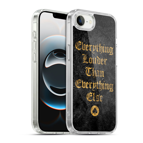 Motorhead Key Art Everything Louder Soft Gel Case for Apple iPhone 16e / Apple iPhone 17e & MagSafe